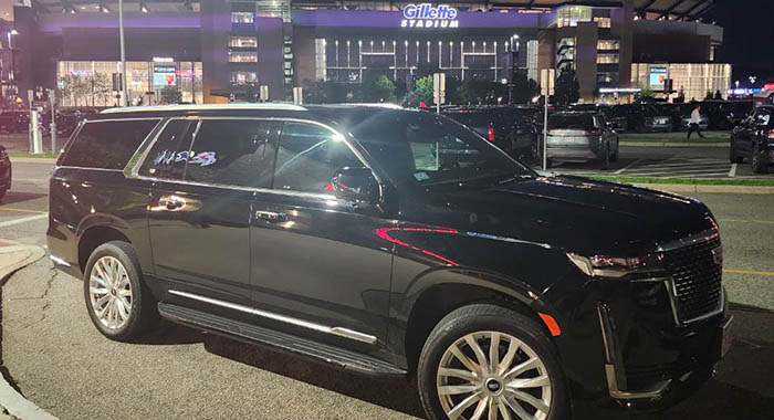 Limo service from Gillette Stadium to Boston MA 
