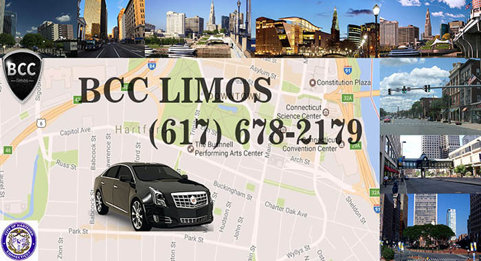 Limo service from Boston  to Hartford CT 
